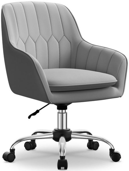 Adormii Bürostuhl Homeoffice Stuhl,Schminkstuhl mit Armlehnen,Drehstuhl mit Rrollen (Samt Stuhl,höhenverstellbar,für Schminktisch,Arbeitszimmer, Schlafzimmer,150kg)