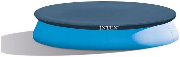 Intex Poolplane rund, Polyethylen blau, 366 cm