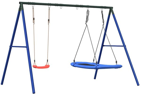 vidaXL Schaukel-Set mit Schaukelsitz und Nestschaukel 3283606