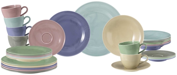 Seltmann Weiden Beat Color Glaze Kombiservice 30-teilig - Mixed