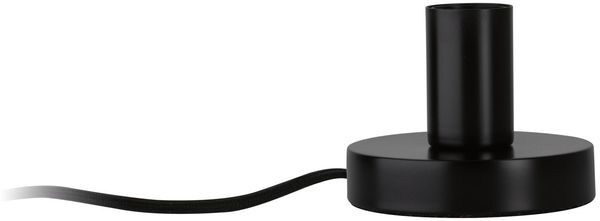 Paulmann No. 79758 Tischleuchte Haldor Schwarz 95mm E27 ohne Leuchtmittel