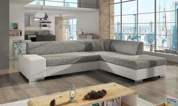 Wohnideebilder Porto Grau Ecksofas & Eckcouches P30