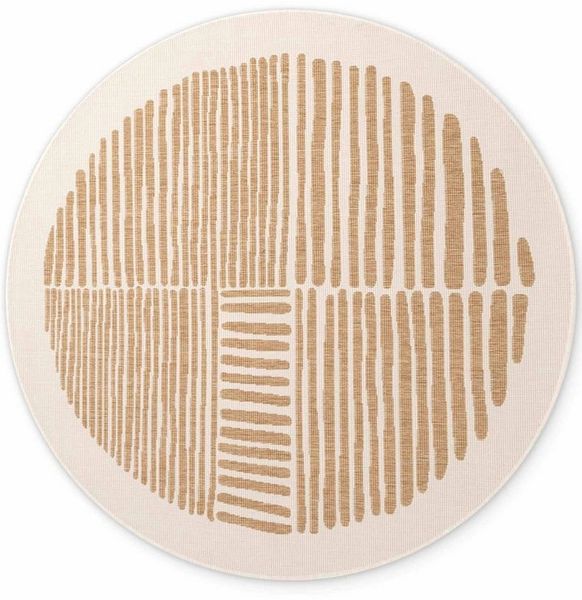 Ted Baker Teppich Bounds, Wendeteppich, rund, Höhe: 8 mm, Designteppich, Wetterfest, Pflegeleicht, Modern, Wohnzimmer, Terrasse