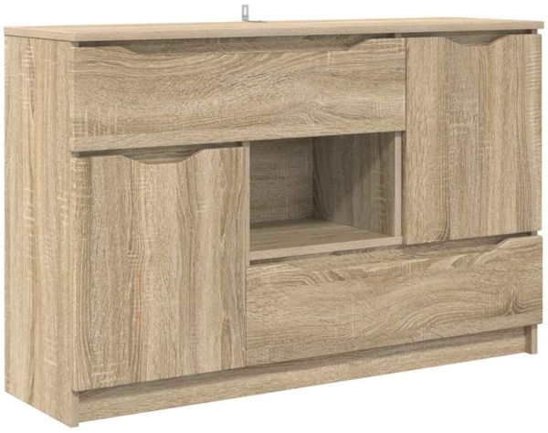 vidaXL Sideboard Sonoma-Eiche 100 x 30 x 65,6 Holzwerkstoff 888789