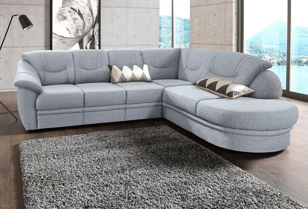 sit&more Ecksofa Savoni L-Form, wahlweise mit Bettfunktion