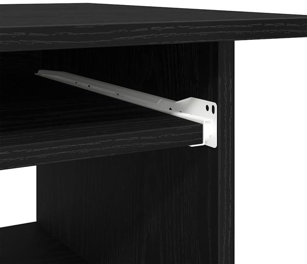 vidaXL Schreibtisch Schwarz Eichen-Optik 80x45x74 cm Holzwerkstoff 862007 Bild 9