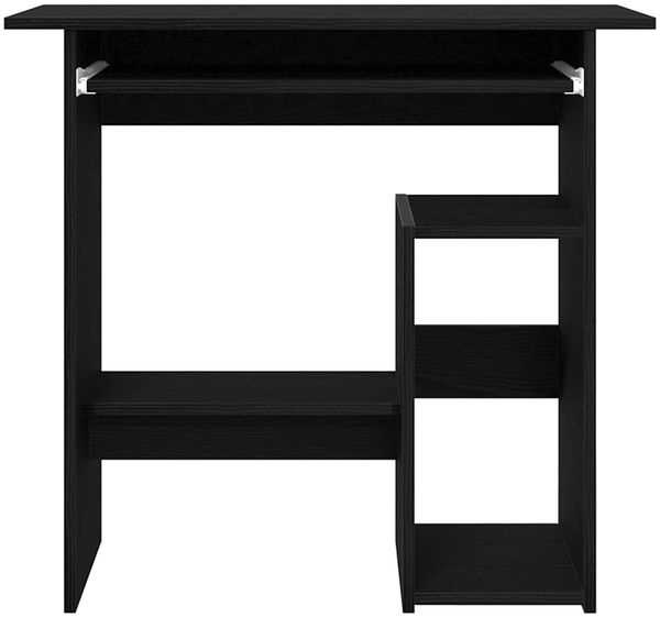 vidaXL Schreibtisch Schwarz Eichen-Optik 80x45x74 cm Holzwerkstoff 862007 Bild 6