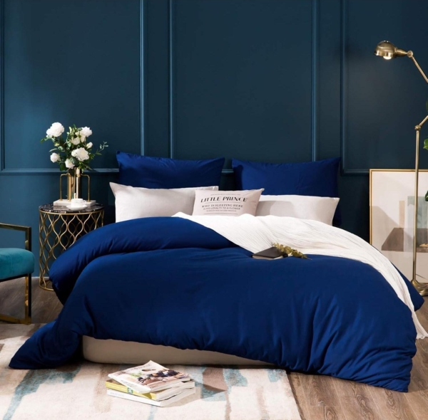 Bettwäsche Microfaser 1 Bettbezug 200x200cm + 2 Kissenbezug 80x80cm