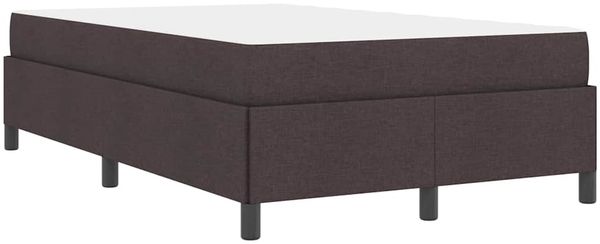 vidaXL Boxspringbett Dunkelbraun 120 x 190 cm Stoff 3398846 Bild 7