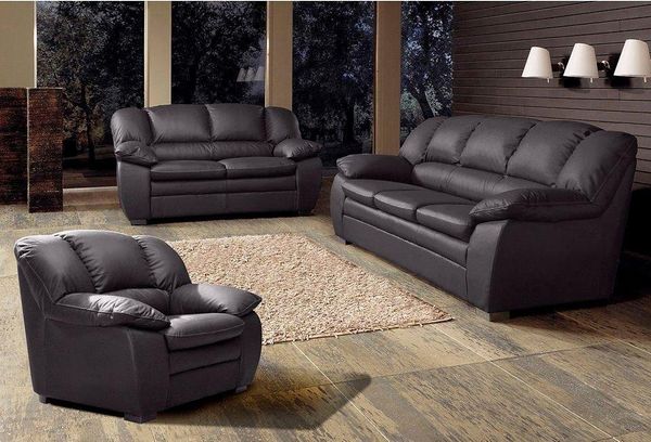 COTTA Polstergarnitur Casino, Sofa Set, 3-2-1 Sitzer, Wohnzimmer Garnitur, (Set, 3-tlg), Sessel, 2-Sitzer, 2,5-Sitzer, hohe Rückenlehne