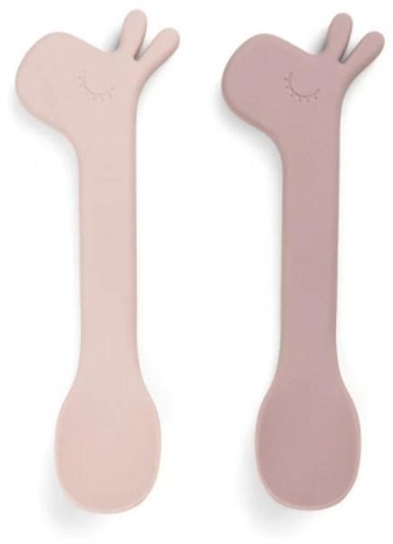 Done By Deer Lalee Löffel Set Powder 2 Stück Rosa