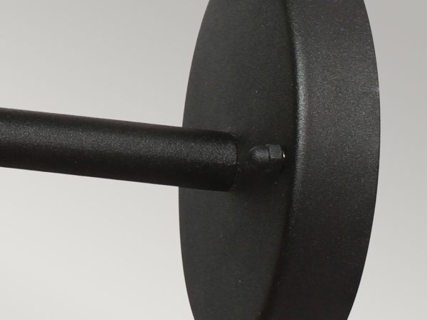 Außenleuchte, Wandlampe, Edelstahl, H 23,6 cm, Schwarz Bild 4