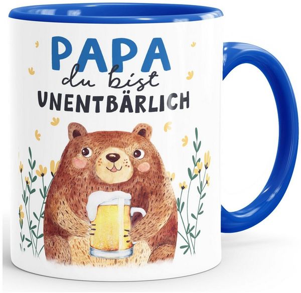 SpecialMe Tasse Kaffee-Tasse Vatertag lustig Geschenk für Papa von Kind Du bist, Keramik