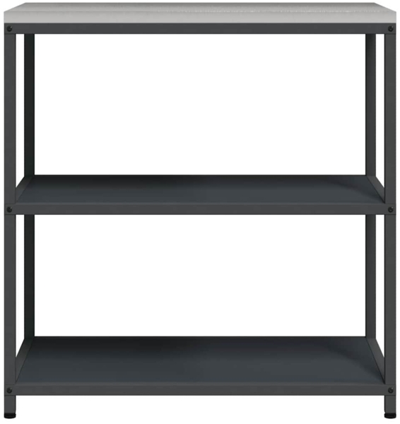 vidaXL Küchenlageregal mit Regal mit Speicher Anthrazit Stahl 874956 Bild 5