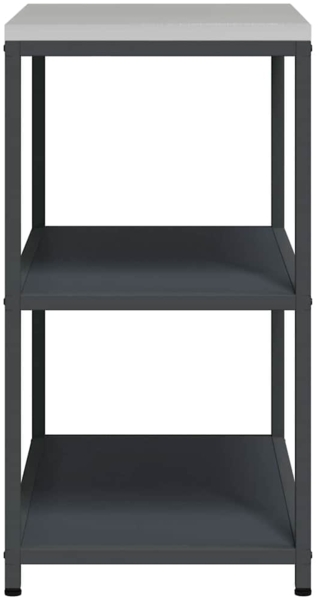 vidaXL Küchenlageregal mit Regal mit Speicher Anthrazit Stahl 874956 Bild 6