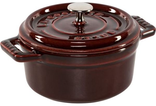 Staub Mini Cocotte 10cm rund grenadine, Gusseisen