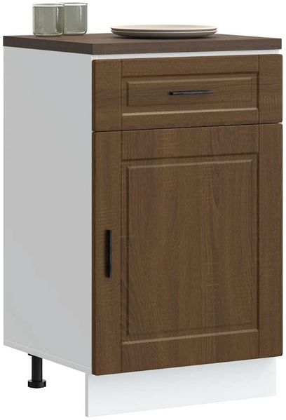 vidaXL Küchenunterschrank Porto Braun Eichen-Optik Holzwerkstoff 853964