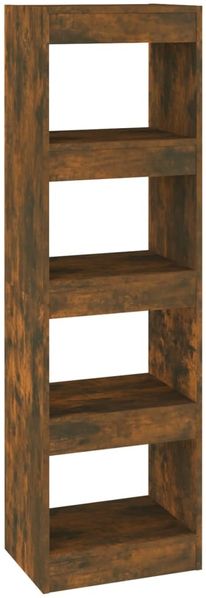 vidaXL Bücherregal/Raumteiler Räuchereiche 40x30x135 cm 813590 Bild 2