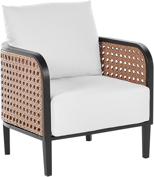 Garten Sessel MONTEFALCO Metall Weiß