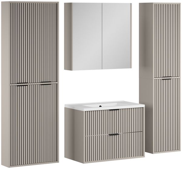 Badmöbel-Set Ruford Cashmere 5 Teile Vicco