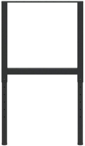 vidaXL Werkbankgestell Verstellbar 2 Stk. Metall 55x(69-95,5) cm 147931 Bild 6