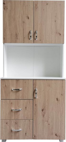 HTI-Living Küchenbuffet Küchenschrank Weiß Artisaneiche Blanca (Stück, 1-St, 1 Küchenschrank) Küchenbuffet