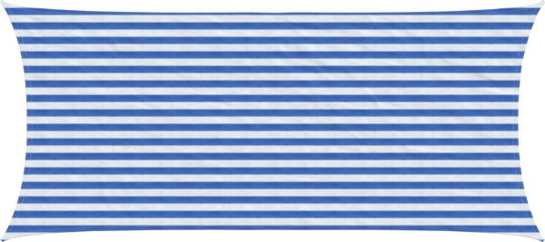 vidaXL Sonnensegel Blau und Weiß 2x4,5 m HDPE 42032879