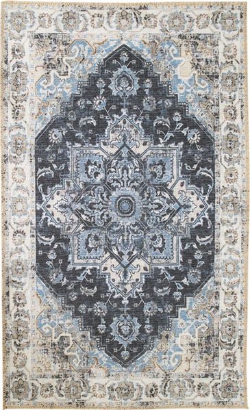 House Nordic Teppich, blau, 160x230 cm