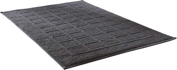 Dyckhoff Badematte Planet, Höhe 3 mm, beidseitig nutzbar, fußbodenheizungsgeeignet, Baumwolle, rechteckig, 2-tlg. Badematte, Baumwolle, 2er Set Hotelmatte Bild 2