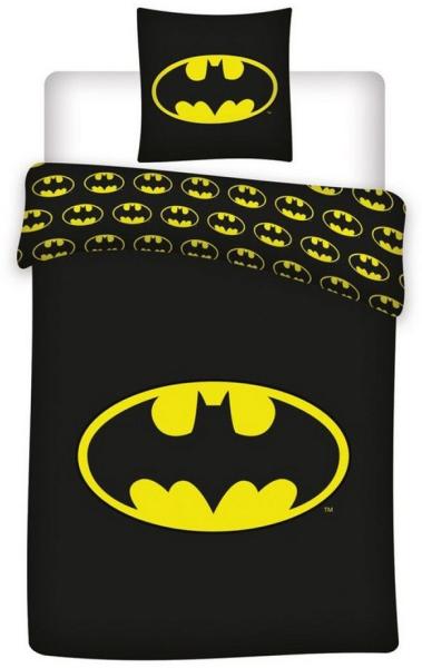 Batman Bettwäsche + Tasche 3 tlg. Set Bettbezug Decke Kissen Marvel 140x200 cm