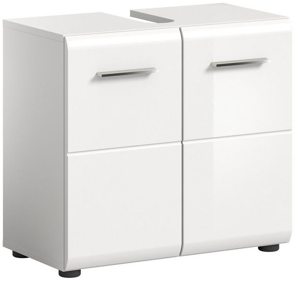 furnling Waschbeckenunterschrank Ivy mit 2 Türen, 2 Fächer innen, ideal zur Aufbewahrung von Badutensilien