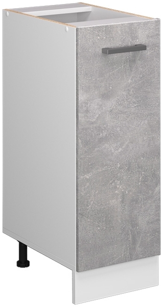 Unterschrank R-Line Beton 30 cm mit Tür, ohne Arbeitsplatte Vicco