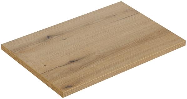 Waschtischplatte 80 cm, Eiche, NEWPORT-56-OAK