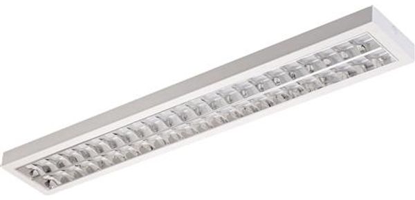 Innova U LED Aufsatzleuchte 4430lm 3000K Doppelparabol-Optik Opal-Abdeckung 1230x190 mm