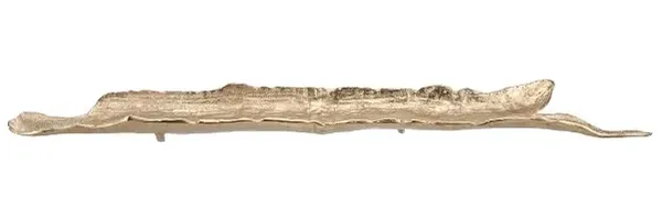 Gasper Blattschale Gold Aluminium klein 13 x 82 x 6 cm