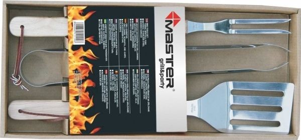 Master Grill & Party Grillzubehör-Set 3-teilig (MG110)