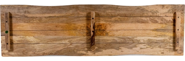 Tischplatte Baumkante Mango massiv 140 x 40 cm CURTIS 137602735 Bild 3