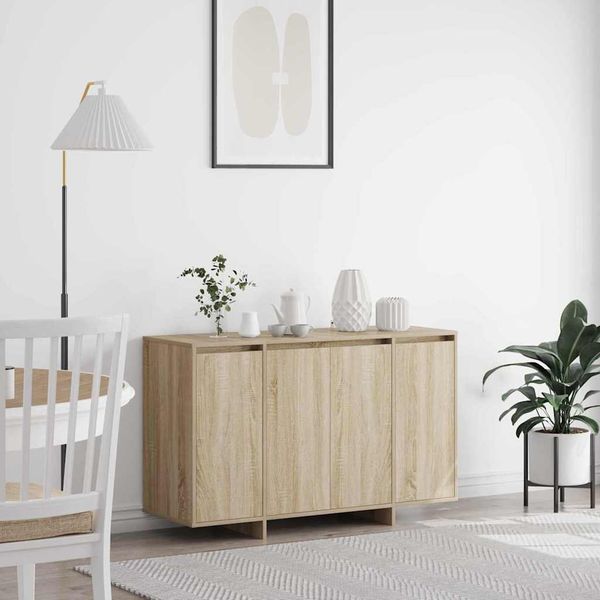 vidaXL Sideboard Sonoma-Eiche 120 x 41 x 75 cm Holzwerkstoff 3333898