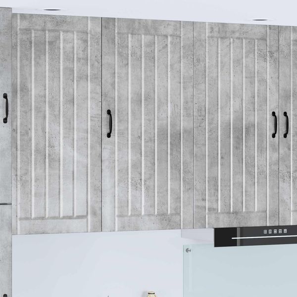 vidaXL Wandschrank LUCCA Betongrau 50 x 31 x 100 cm Holzwerkstoff 885128