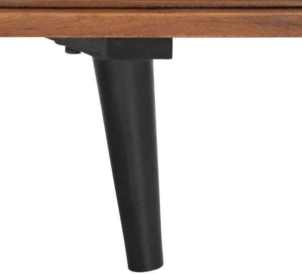 TV-Schrank, TV-Lowboard 140x30x40 cm Massivholz Akazie Bild 5