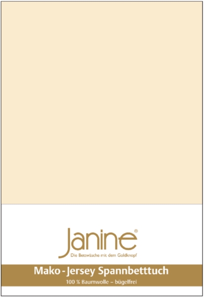 Janine Mako Jersey Spannbetttuch Bettlaken 180 - 200 x 200 cm OVP 5007 27 leinen