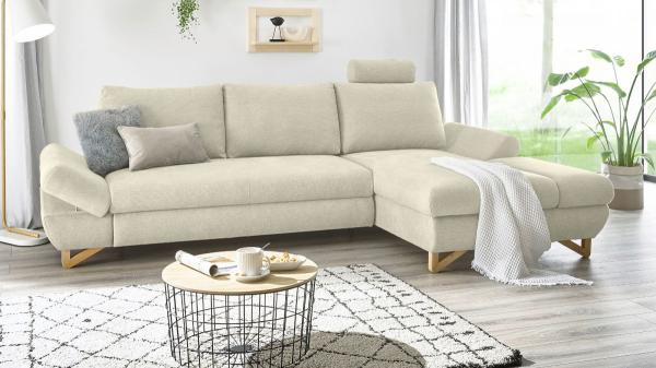 Ecksofa Skalm in beige 284 cm