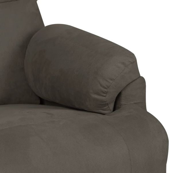 vidaXL Massagesessel Dunkelgrau Mikrofasergewebe 340197 Bild 6