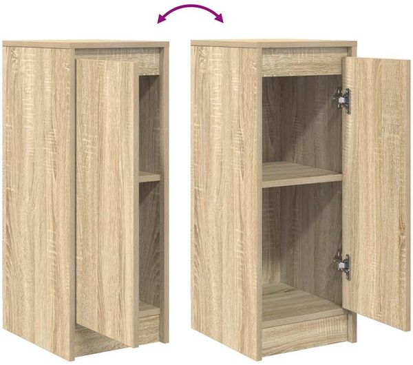 vidaXL Sideboard Sonoma-Eiche 29,5x34x76 cm Holzwerkstoff 861609 Bild 9
