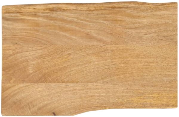 vidaXL Tischplatte mit Baumkante 50x40x2,5 cm Massivholz Mango 370703