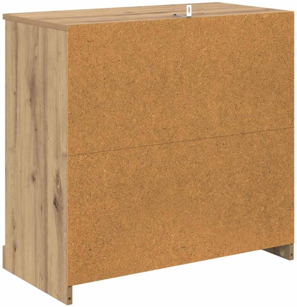 vidaXL Sideboards 2 pcs Artisan-Eiche 70 x 35,5 x 67,5 cm 3402654 Bild 8