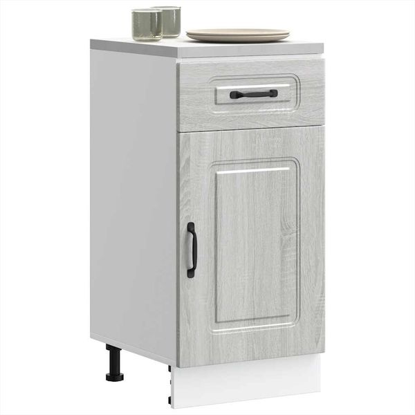 vidaXL Küchenunterschrank Kalmar Grau Sonoma Holzwerkstoff 853473