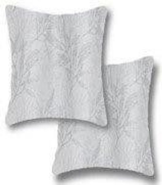 Sehlbach Kissen Jacquard Zweige silbergrau 45 x 45 cm