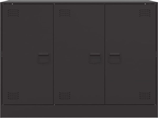 Sideboard, Kommode Schwarz 99x39x73 cm Stahl Bild 6