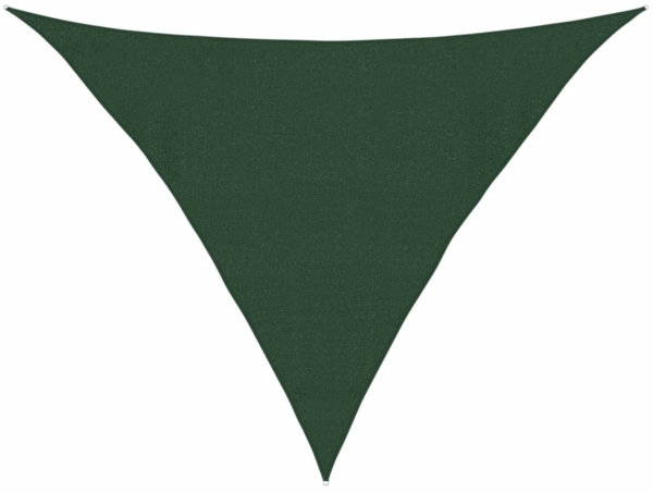 vidaXL Sonnensegel 160 g/m² Dunkelgrün 4x4x5,8 m HDPE 311479